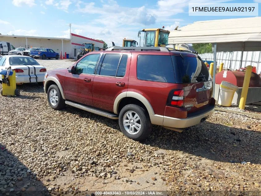 2010 Ford Explorer Eddie Bauer VIN: 1FMEU6EE9AUA92197 Lot: 40493043