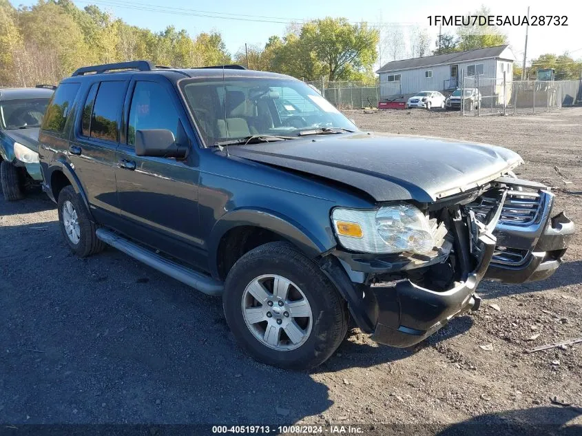 2010 Ford Explorer Xlt VIN: 1FMEU7DE5AUA28732 Lot: 40519713