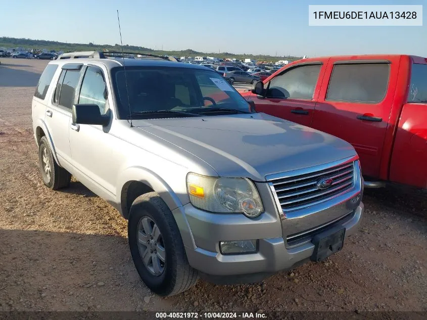 2010 Ford Explorer Xlt VIN: 1FMEU6DE1AUA13428 Lot: 40521972