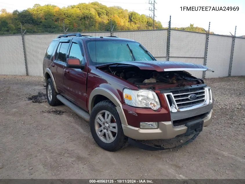 1FMEU7EE7AUA24969 2010 Ford Explorer Eddie Bauer