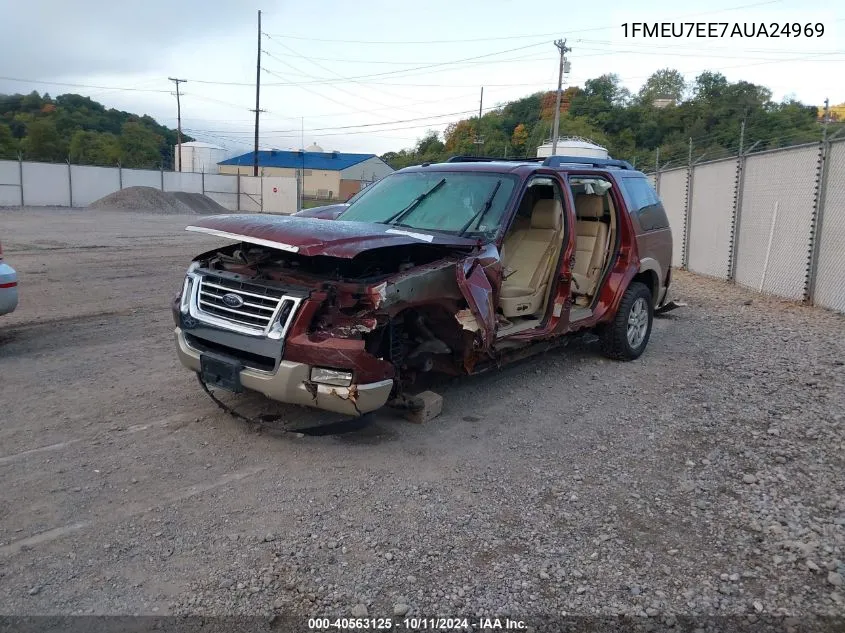 1FMEU7EE7AUA24969 2010 Ford Explorer Eddie Bauer