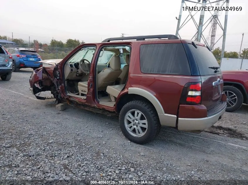 2010 Ford Explorer Eddie Bauer VIN: 1FMEU7EE7AUA24969 Lot: 40563125