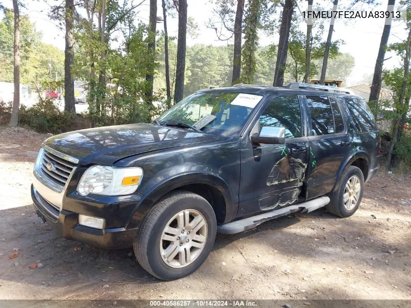 2010 Ford Explorer Limited VIN: 1FMEU7FE2AUA83913 Lot: 40586257