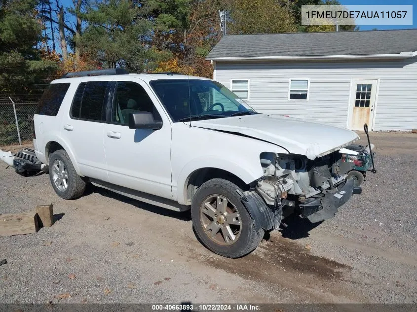 2010 Ford Explorer Xlt VIN: 1FMEU7DE7AUA11057 Lot: 40663893