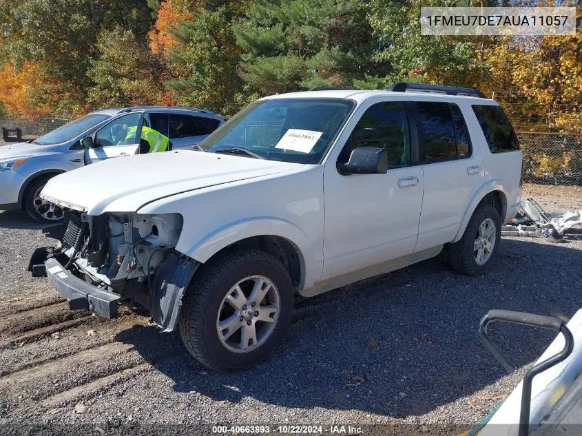 2010 Ford Explorer Xlt VIN: 1FMEU7DE7AUA11057 Lot: 40663893