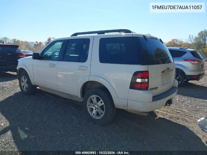 2010 Ford Explorer Xlt VIN: 1FMEU7DE7AUA11057 Lot: 40663893