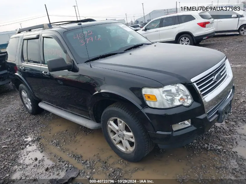 2010 Ford Explorer Xlt VIN: 1FMEU7DE9AUA37983 Lot: 40723796