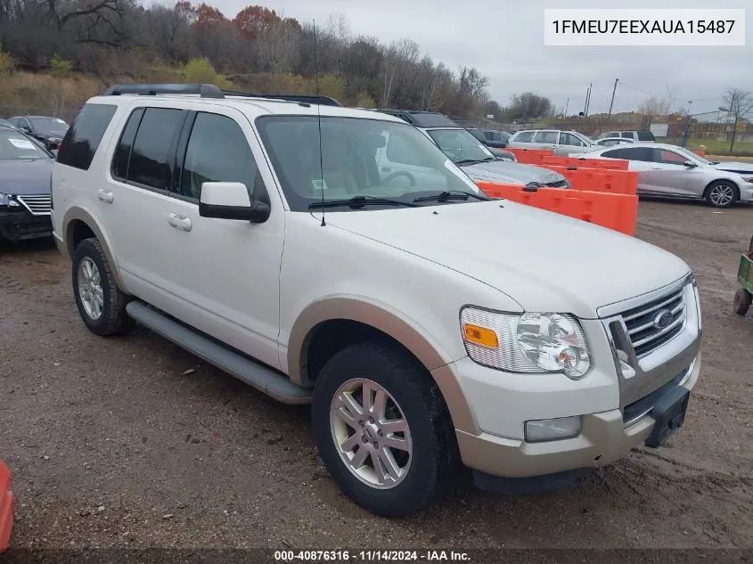 2010 Ford Explorer Eddie Bauer VIN: 1FMEU7EEXAUA15487 Lot: 40876316