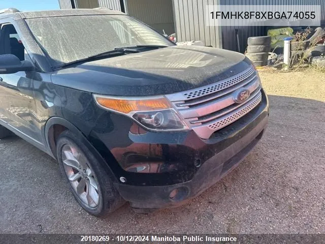 2011 Ford Explorer Limited VIN: 1FMHK8F8XBGA74055 Lot: 20180269