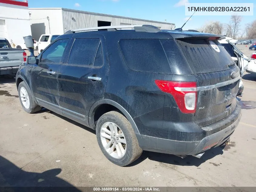 1FMHK8D82BGA22261 2011 Ford Explorer Xlt