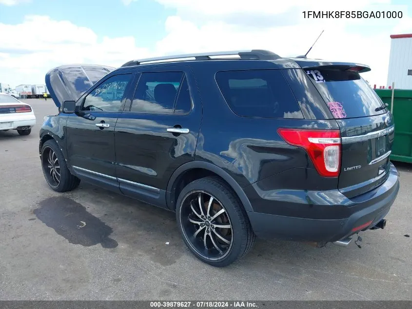 1FMHK8F85BGA01000 2011 Ford Explorer Limited