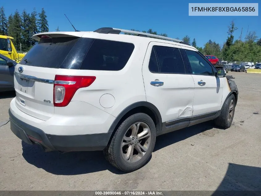 1FMHK8F8XBGA65856 2011 Ford Explorer Limited