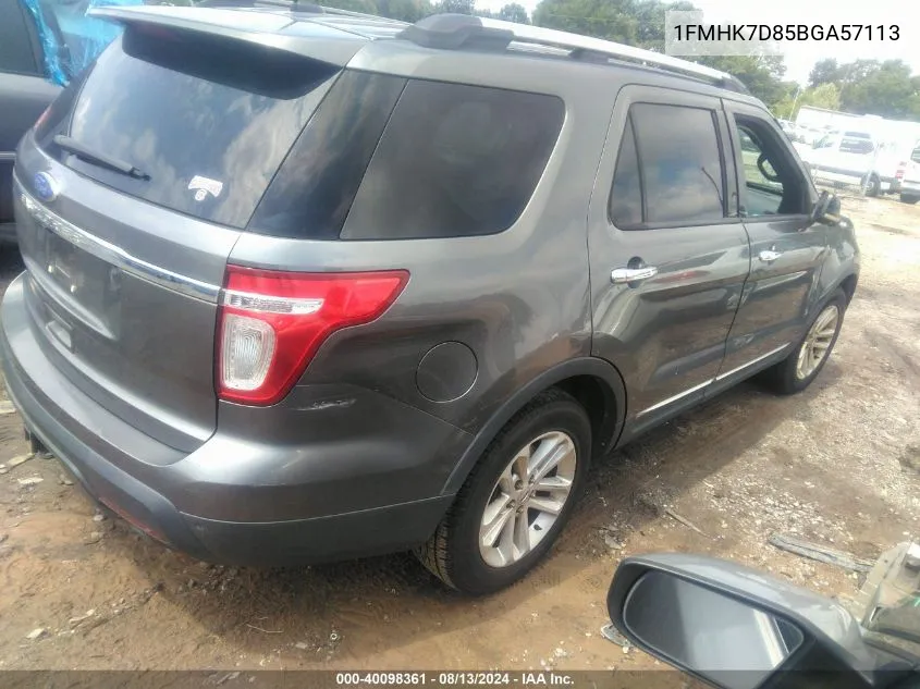 1FMHK7D85BGA57113 2011 Ford Explorer Xlt