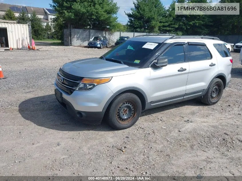 1FMHK7B86BGA81696 2011 Ford Explorer