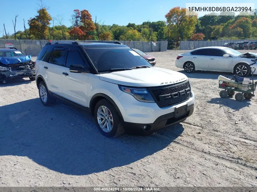 2011 Ford Explorer Xlt VIN: 1FMHK8D86BGA23994 Lot: 40524281