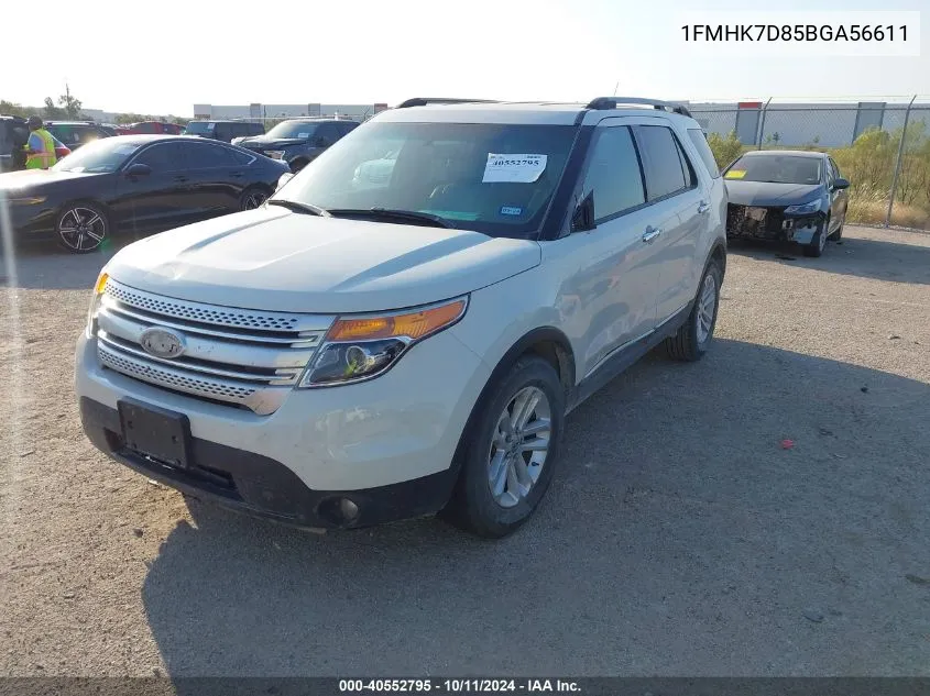 1FMHK7D85BGA56611 2011 Ford Explorer Xlt