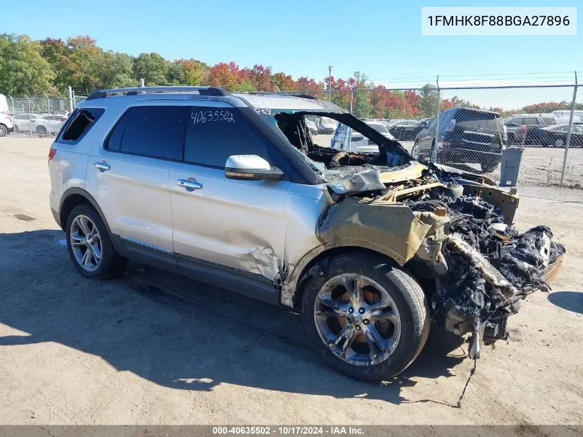 2011 Ford Explorer Limited VIN: 1FMHK8F88BGA27896 Lot: 40635502