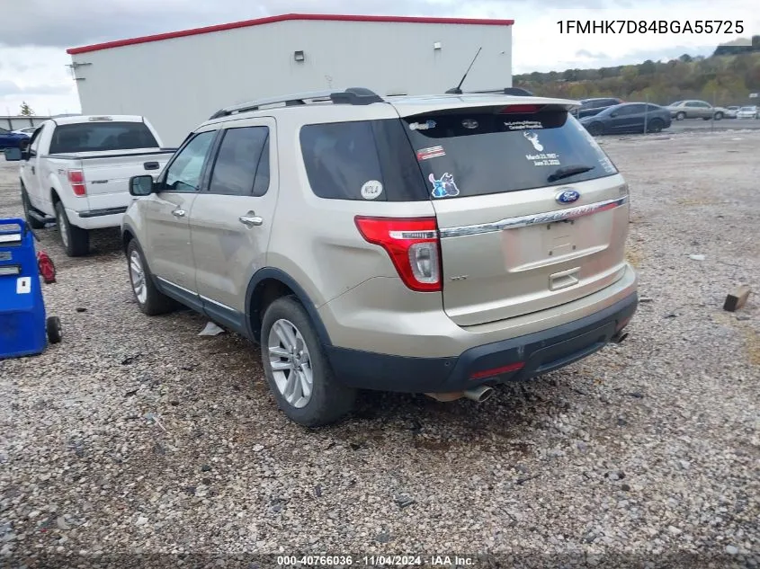 1FMHK7D84BGA55725 2011 Ford Explorer Xlt