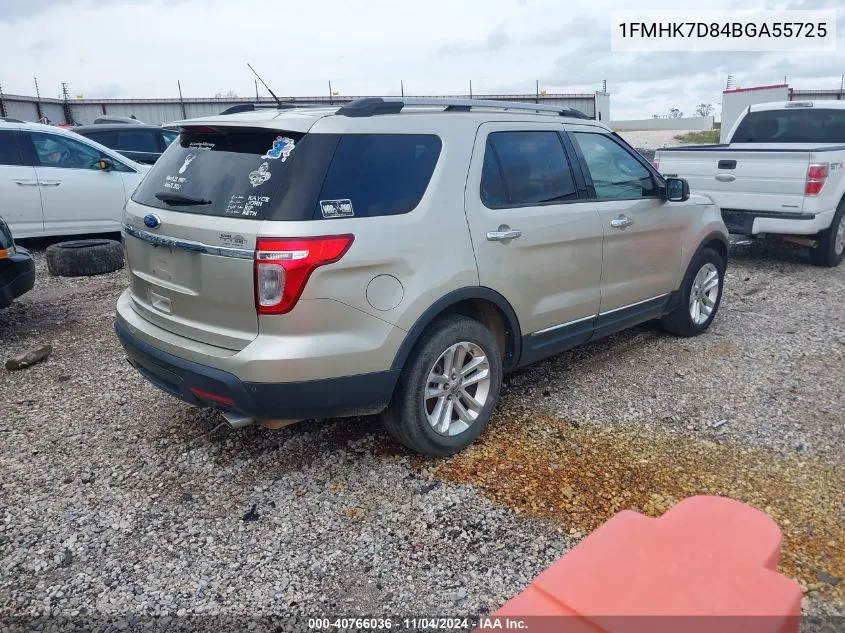 1FMHK7D84BGA55725 2011 Ford Explorer Xlt