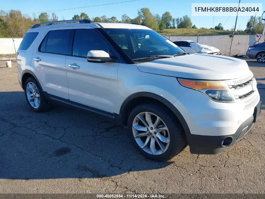 2011 Ford Explorer Limited VIN: 1FMHK8F88BGA24044 Lot: 40852554