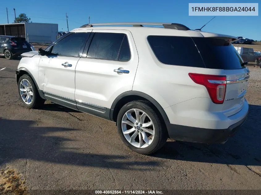 2011 Ford Explorer Limited VIN: 1FMHK8F88BGA24044 Lot: 40852554