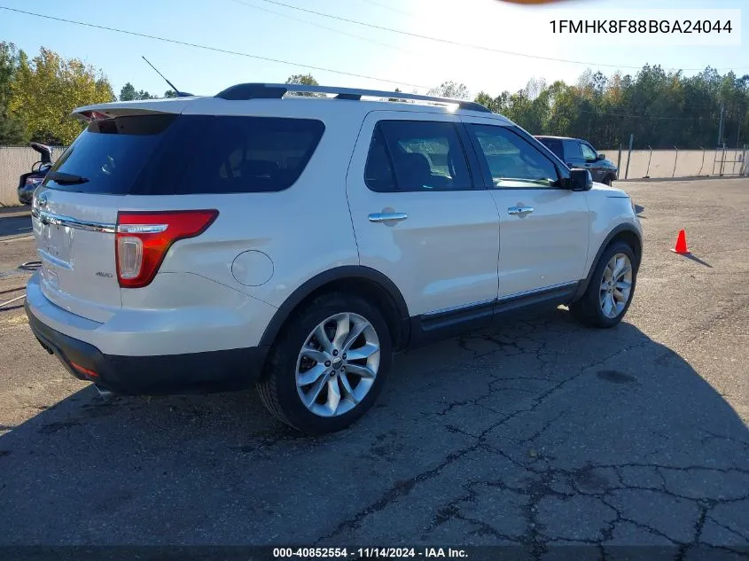 2011 Ford Explorer Limited VIN: 1FMHK8F88BGA24044 Lot: 40852554