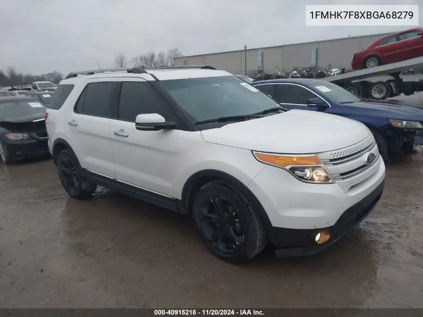 2011 Ford Explorer Limited VIN: 1FMHK7F8XBGA68279 Lot: 40915218