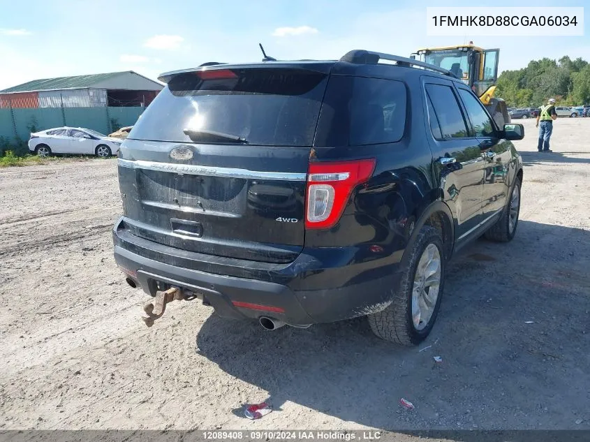 1FMHK8D88CGA06034 2012 Ford Explorer Xlt