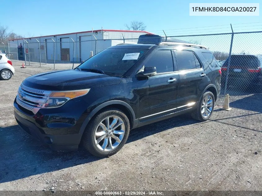 1FMHK8D84CGA20027 2012 Ford Explorer Xlt