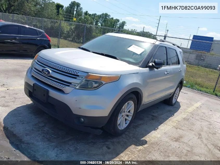 1FMHK7D82CGA99093 2012 Ford Explorer Xlt