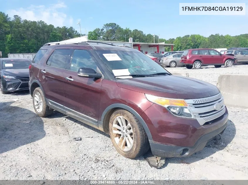 1FMHK7D84CGA19129 2012 Ford Explorer Xlt