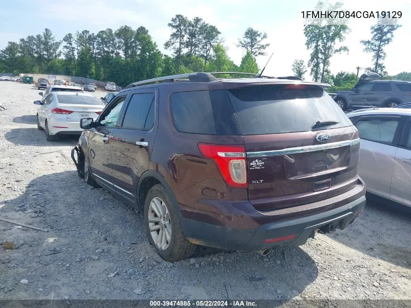 1FMHK7D84CGA19129 2012 Ford Explorer Xlt