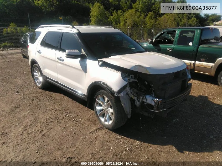 1FMHK8F89CGA35877 2012 Ford Explorer Limited