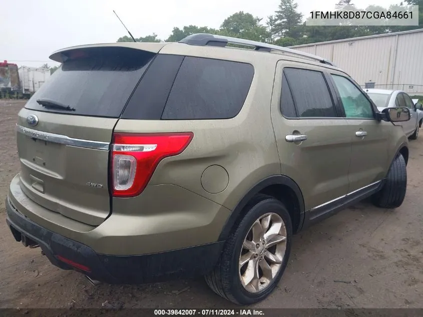 1FMHK8D87CGA84661 2012 Ford Explorer Xlt