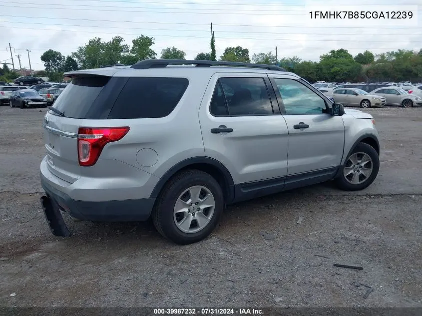 1FMHK7B85CGA12239 2012 Ford Explorer