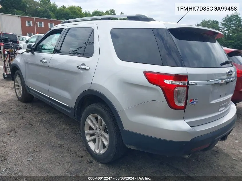 1FMHK7D85CGA99458 2012 Ford Explorer Xlt