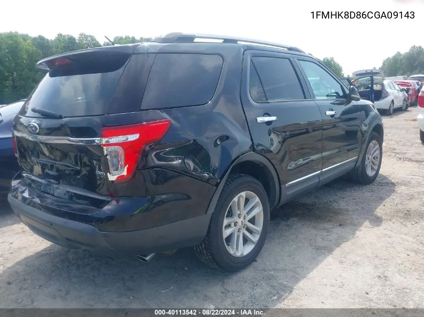 1FMHK8D86CGA09143 2012 Ford Explorer Xlt