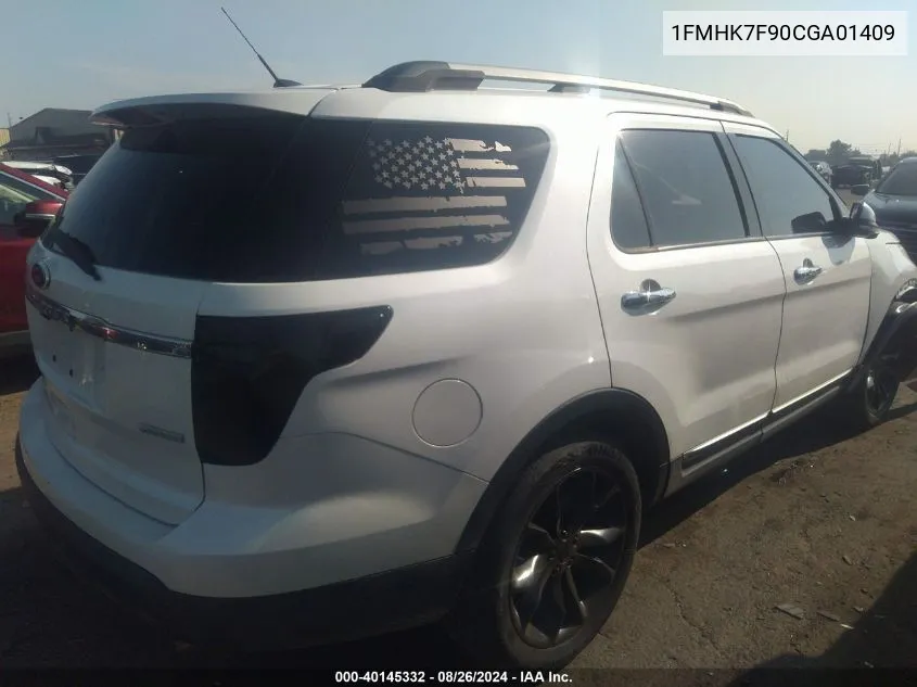 1FMHK7F90CGA01409 2012 Ford Explorer Limited