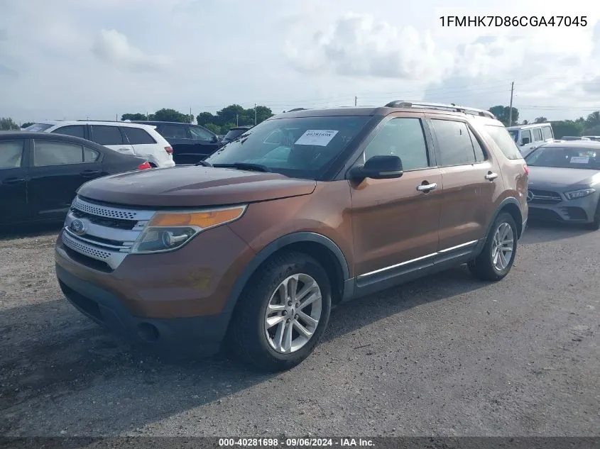 1FMHK7D86CGA47045 2012 Ford Explorer Xlt