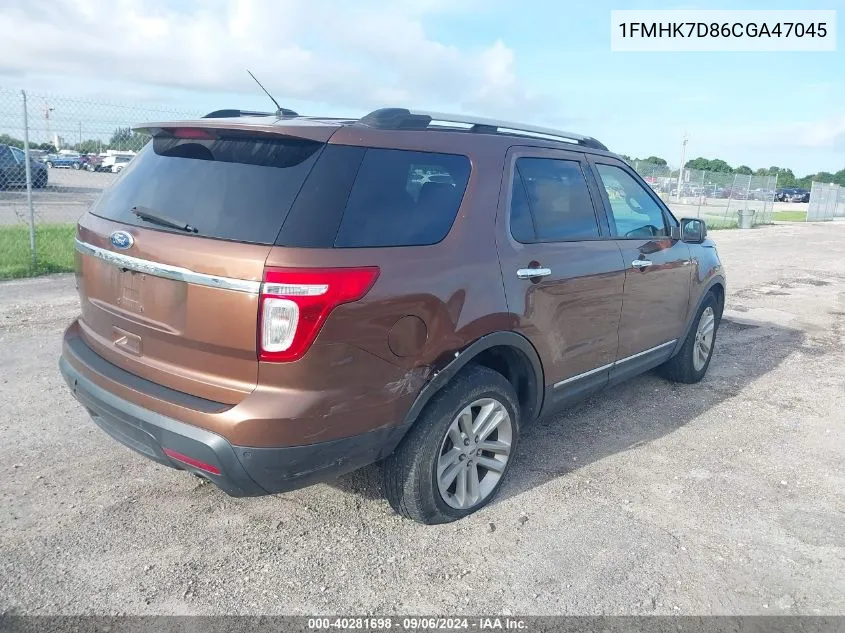 1FMHK7D86CGA47045 2012 Ford Explorer Xlt