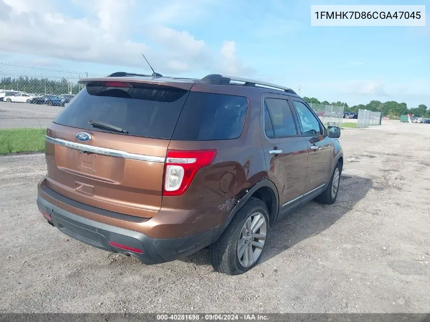 1FMHK7D86CGA47045 2012 Ford Explorer Xlt