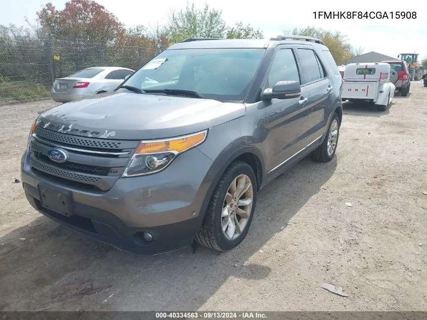 1FMHK8F84CGA15908 2012 Ford Explorer Limited