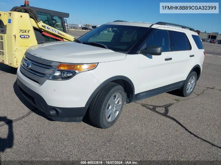 2012 Ford Explorer VIN: 1FMHK8B89CGA32399 Lot: 40533516