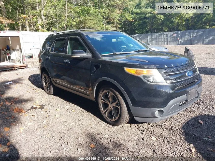 1FMHK7F99CGA06771 2012 Ford Explorer Limited