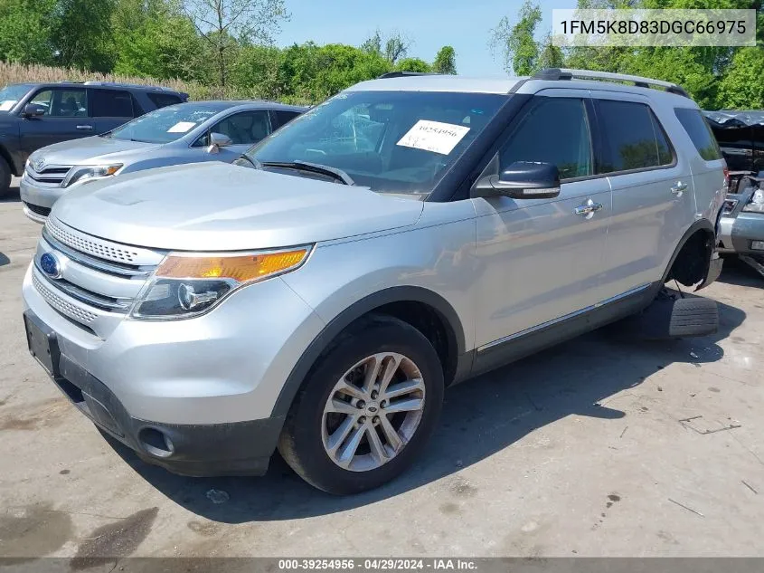 2013 Ford Explorer Xlt VIN: 1FM5K8D83DGC66975 Lot: 39254956