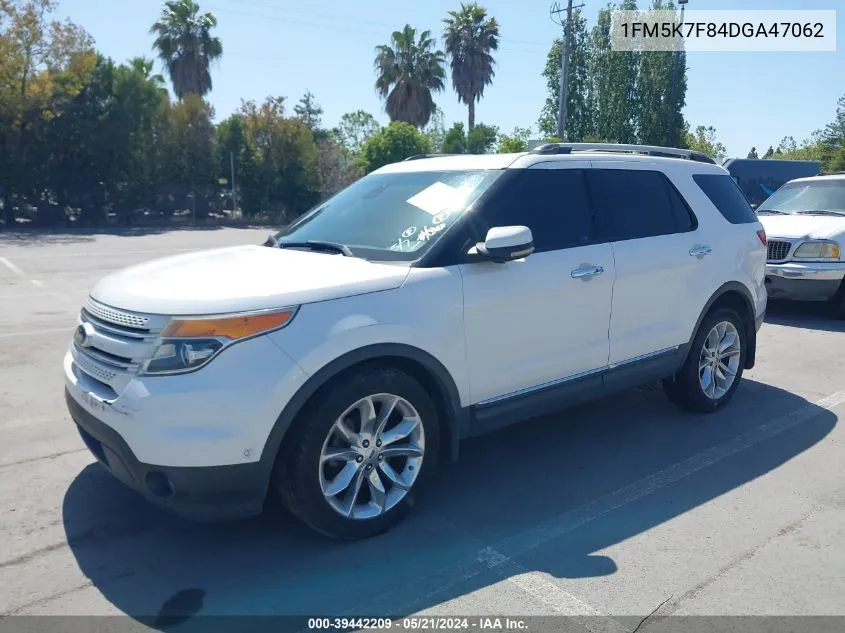 1FM5K7F84DGA47062 2013 Ford Explorer Limited