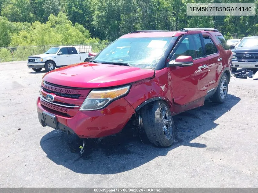 2013 Ford Explorer Limited VIN: 1FM5K7F85DGA44140 Lot: 39566477