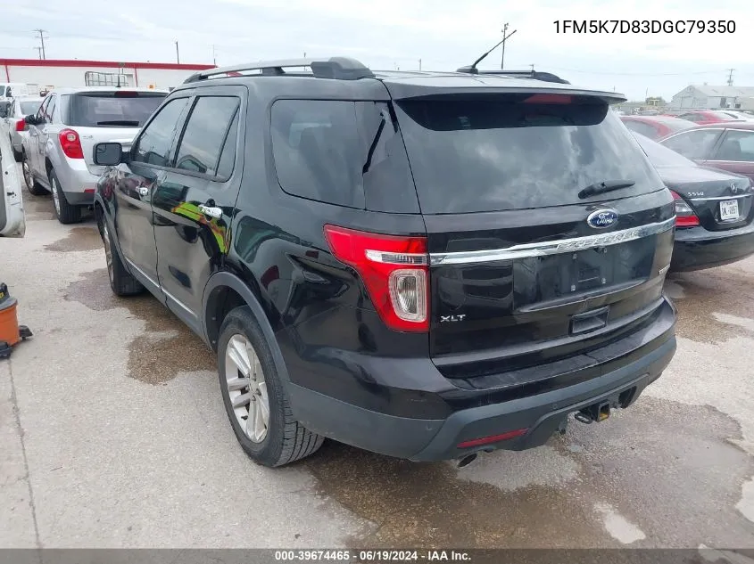 1FM5K7D83DGC79350 2013 Ford Explorer Xlt