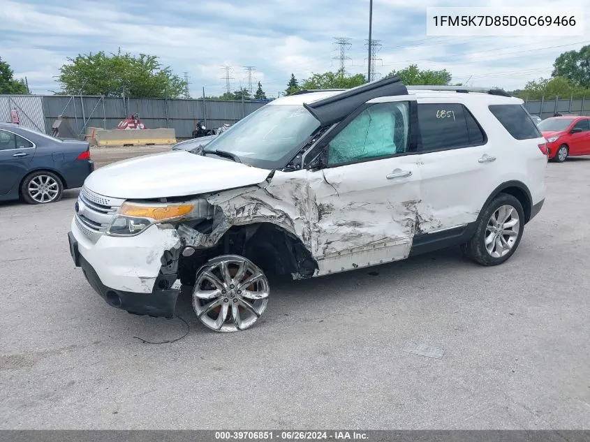 1FM5K7D85DGC69466 2013 Ford Explorer Xlt