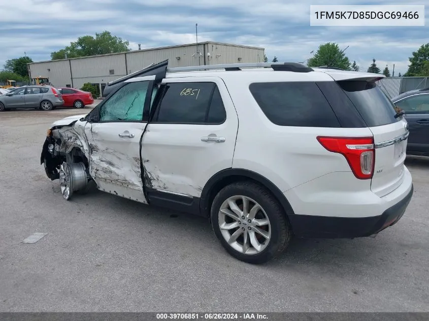 1FM5K7D85DGC69466 2013 Ford Explorer Xlt